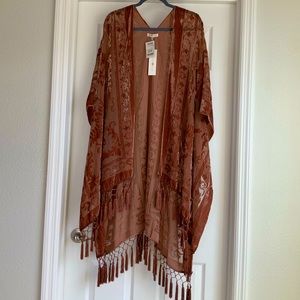 Pinkish Velvet Coverup